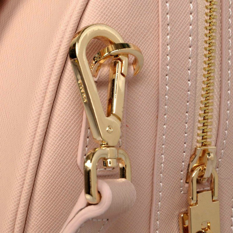 2014 Prada Saffiano Leather 32cm Two Handle Bag BL0823 lightpink for sale